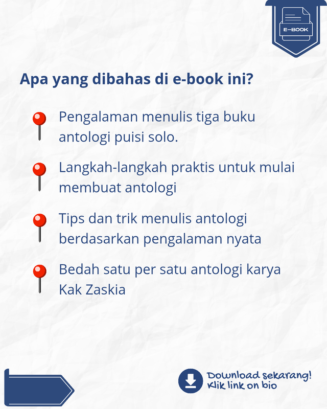 Highlight image for Teknik Menulis Antologi Puisi Sendiri 