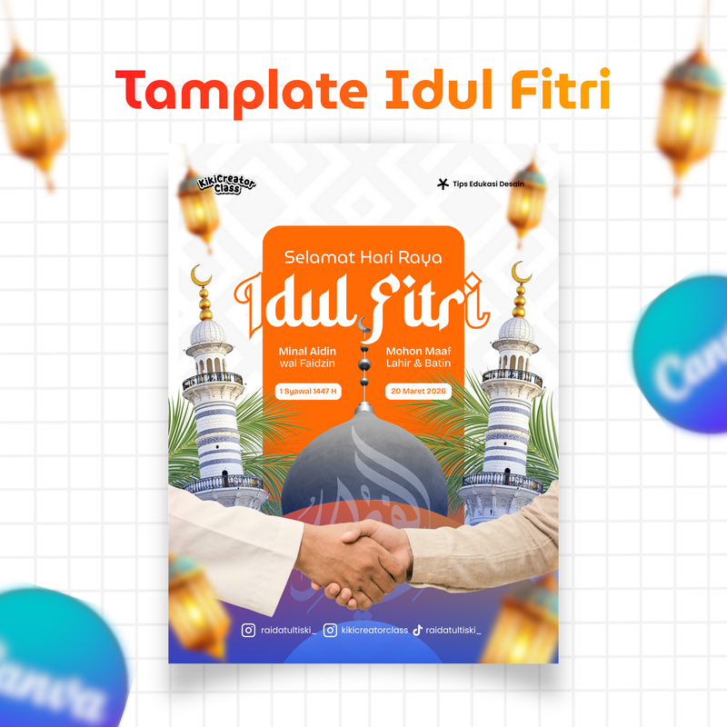 Image for Tamplate Canva | Poster ucapan Idul Fitri