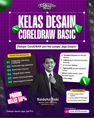 image for Kelas Desain Corel button