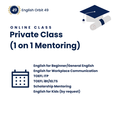 image for Mentoring 1 on 1 (Private Class) button