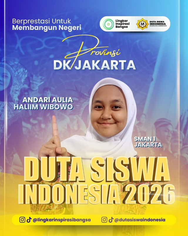 Highlight image 1 for Andari Aulia Haliim Wibowo - SMAN 1 Jakarta