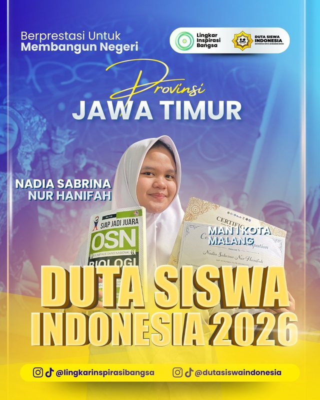 Highlight image 1 for Nadia Sabrina Nur Hanifah - MAN 1 Kota Malang