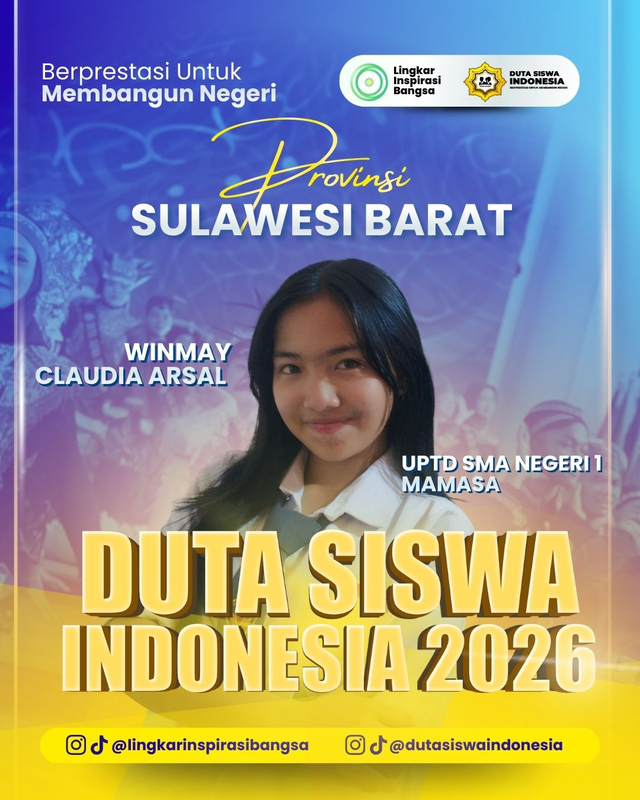 Highlight image 1 for Winmay Claudia Arsal - UPTD SMAN 1 Mamasa