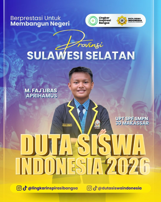 Highlight image 1 for M. Faj'libas Aprihamus - UPT SPF SMPN 30 Makassar