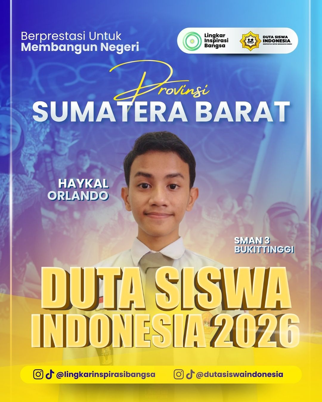 Highlight image 1 for Haykal Orlando - SMAN 3 Bukittinggi