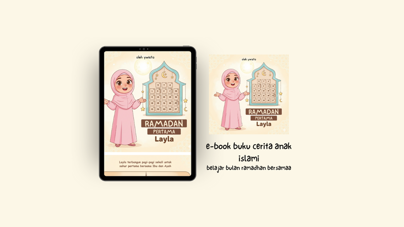 Highlight image 1 for Ramadhan Pertama Layla | Buku Cerita Anak Digital | E-BOOK (File PDF Digital)