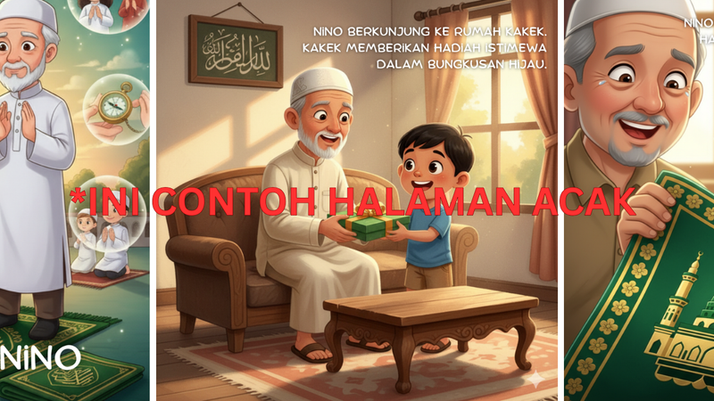 Highlight image for Sajadah Nino | Buku Cerita Anak Digital | E-BOOK (File PDF Digital)