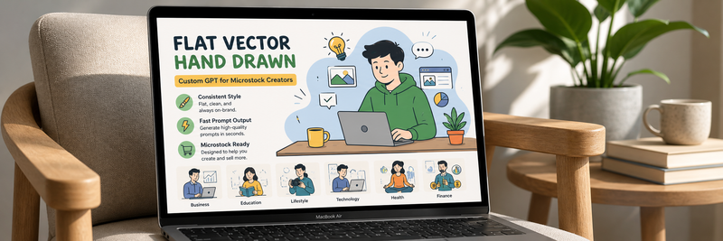 Highlight image 2 for Flat Vector Hand Drawn