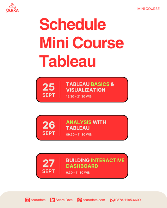 Highlight image 2 for Mini Course: Tableau For Data Storytelling