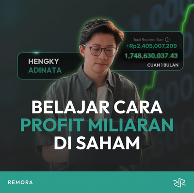 image for Kelas Remora Masterclass Saham Henky Adinata (5 Hari) Full Batch Akses Lifetime button
