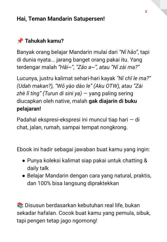 Highlight image 3 for Lancar Ngomong Mandarin