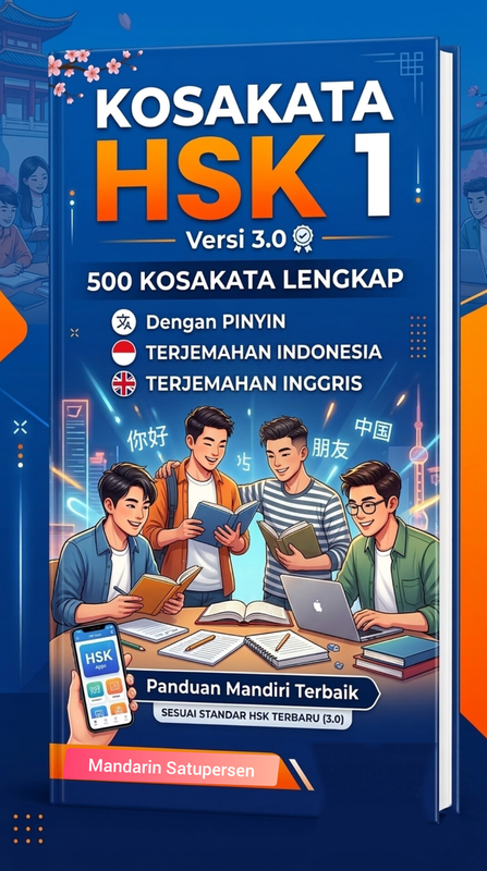 Highlight image for NEW HSK 1 (3.0) 500 KOSAKATA