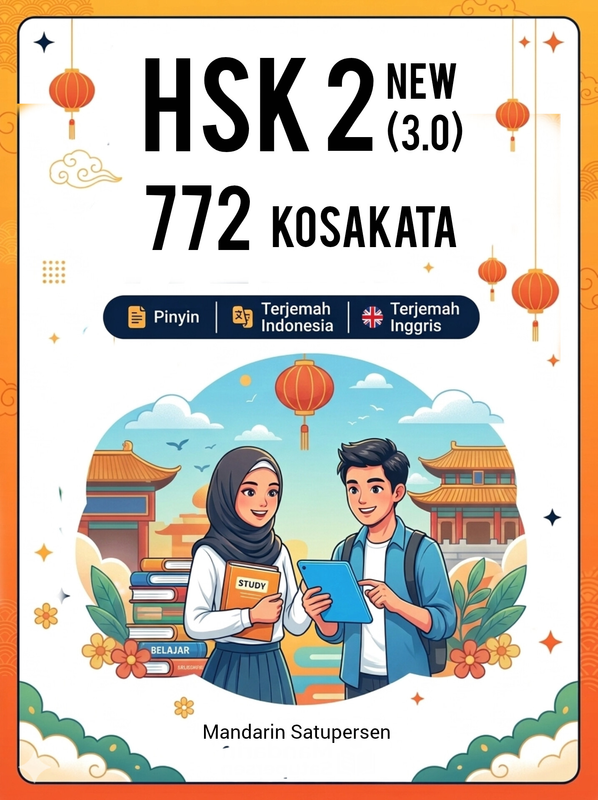 Highlight image for NEW HSK 2 (3.0) 772 KOSAKATA
