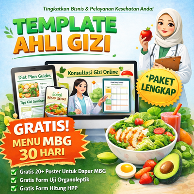 image for Template Ahli Gizi - Paket Lengkap button