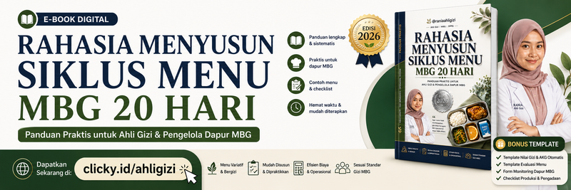 Highlight image for FREE E-BOOK RAHASIA MENYUSUN SIKLUS MENU MBG 20 HARI