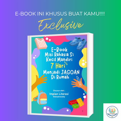 image for E-Book Misi Rahasia Si Kecil Mandiri. 7 Hari Menjadi JAGOAN Di Rumah button