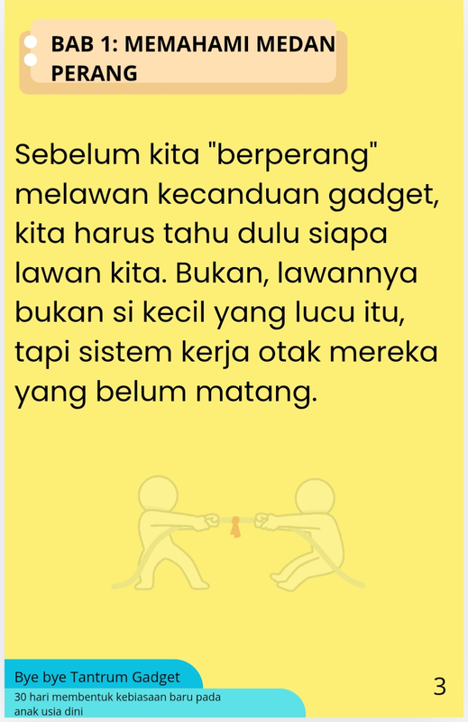 Highlight image for E-Book Bye Bye Tantrum Gadget, 30 Hari Membentuk Kebiasaan Baru Pada Anak Usia Dini