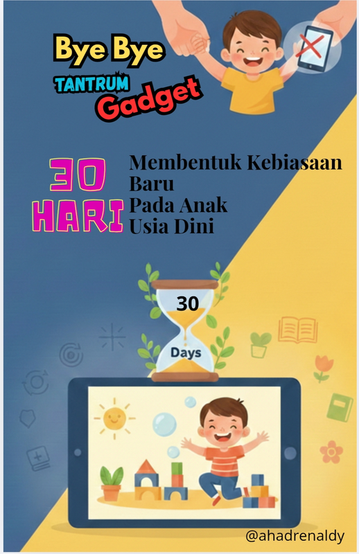 Highlight image for E-Book Bye Bye Tantrum Gadget, 30 Hari Membentuk Kebiasaan Baru Pada Anak Usia Dini