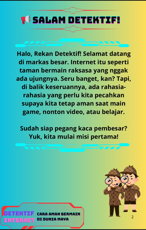 Highlight image for E-Book Detektif Internet, Cara Aman Bermain Di Dunia Maya