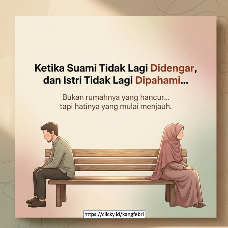 Highlight image for saat suami tak lagi didengar dan istri tak lagi dipahami