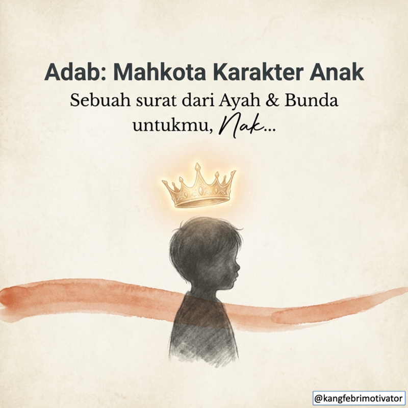 Highlight image for adab : mahkota karakter anak