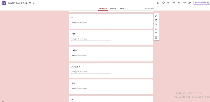 Highlight image for LATSOL KANJI (350 KANJI) DAN HAFALAN KANJI 350 N4