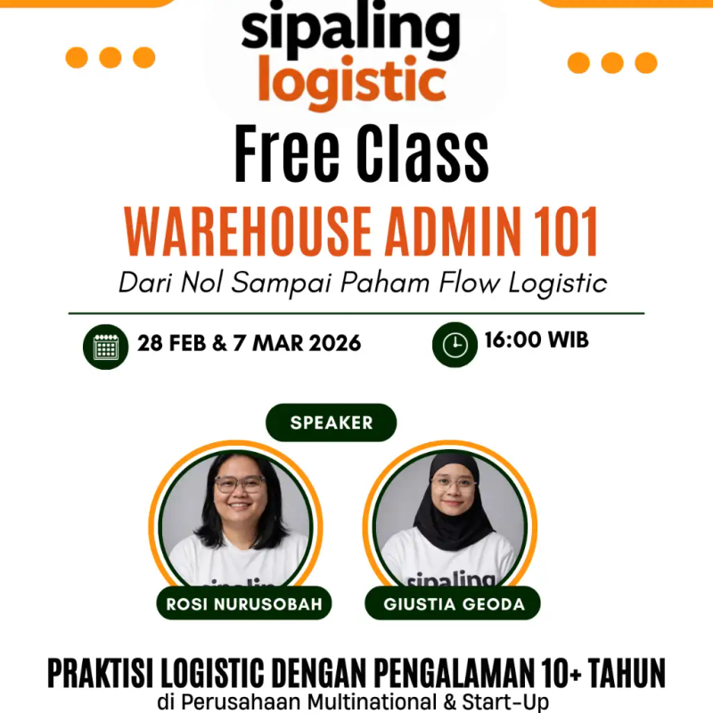 [EKSKLUSIF] Materi & Rekaman Warehouse Admin Class