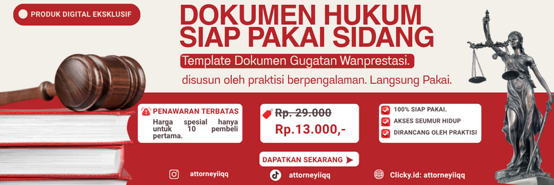 Highlight image for Template Gugatan Wanprestasi (perjanjian komersial (jual beli, sewa, distribusi)