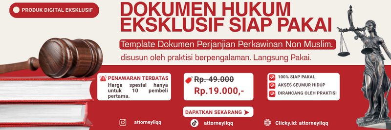 Highlight image for TEMPLATE DOKUMEN PERJANJIAN PERKAWINAN NON MUSLIM