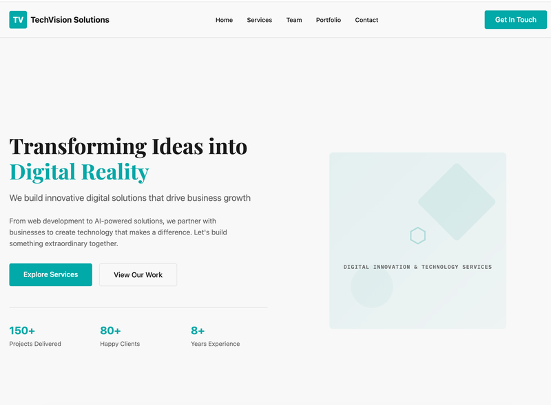 Highlight image for Template CMS website perusahaan