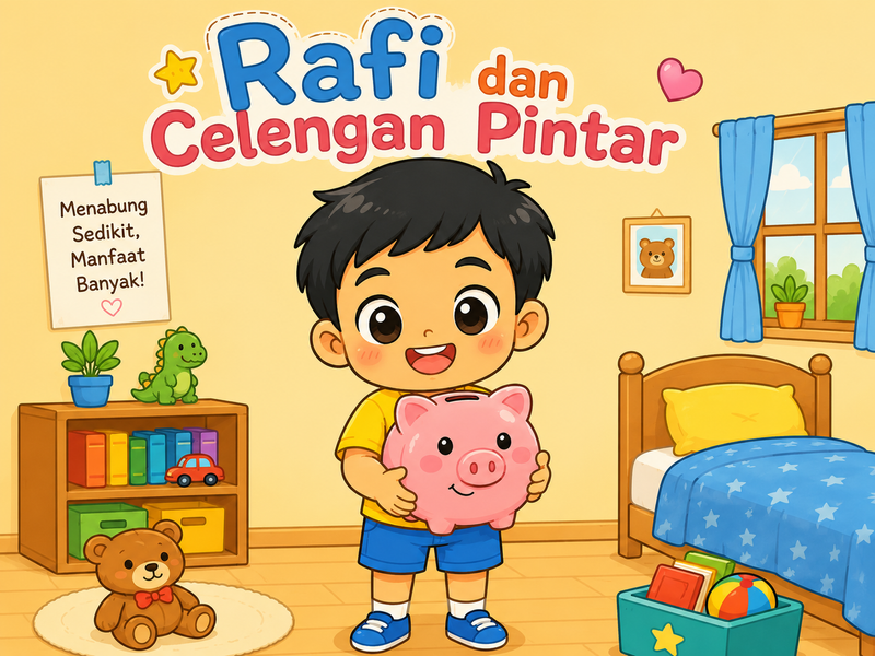 Highlight image for [Free] Buku Rafi dan celengan Pintar