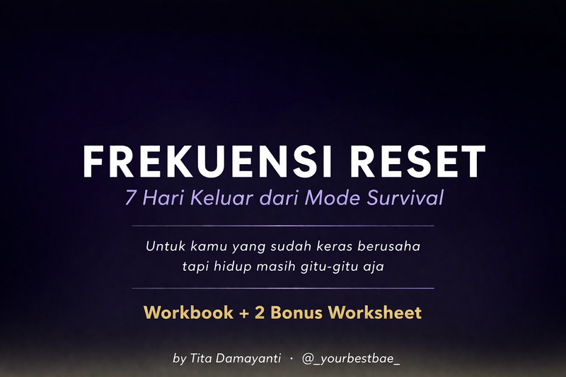 Highlight image 1 for FREKUENSI RESET — 7 Hari Keluar dari Mode Survival
