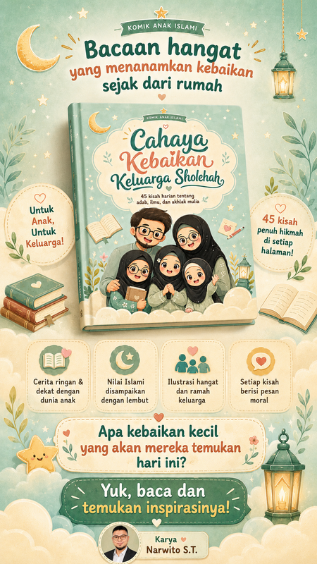 Highlight image for Cahaya Kebaikan Keluarga Sholehah – Komik Anak Islami PDF