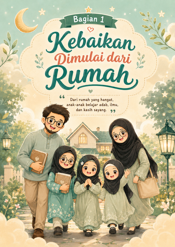 Highlight image for Cahaya Kebaikan Keluarga Sholehah – Komik Anak Islami PDF