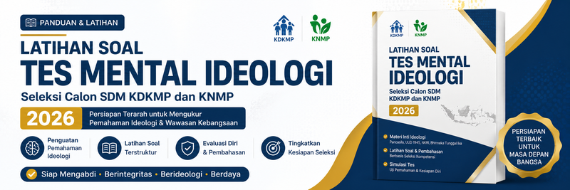 Highlight image 1 for Persiapan Tes Mental Ideologi KDKMP & KNMP 2026 – Soal + Pembahasan