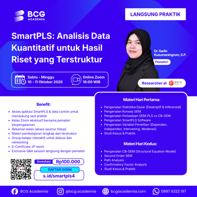 SmartPLS untuk Penelitian
