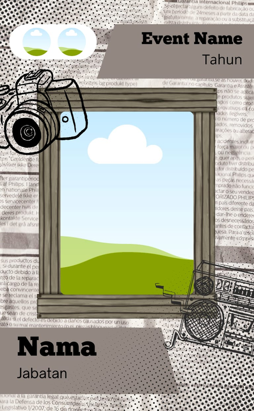 Highlight image for Template Nametag Panitia MPLS Aesthetic (Editable Canva)