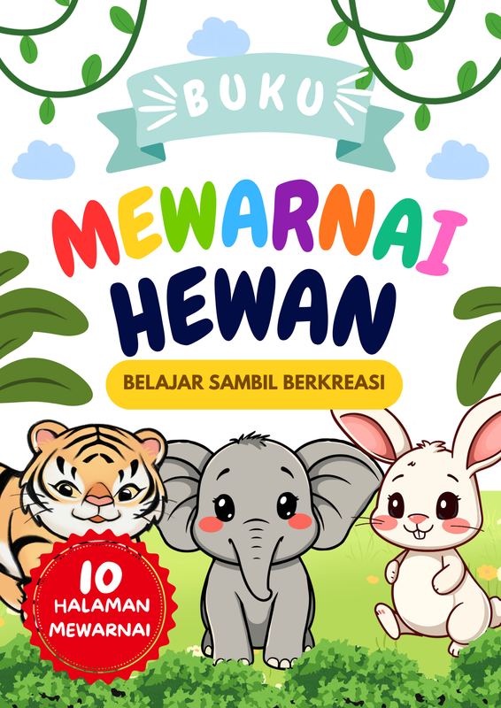 Highlight image for โจ Buku Mewarnai Hewan
