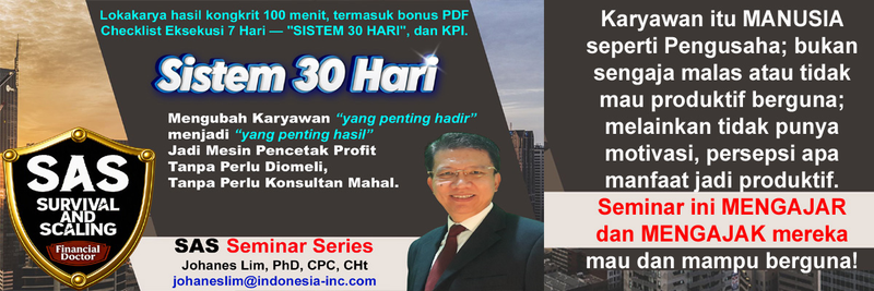 Highlight image 1 for Sistem 30 Hari: Mengubah Karyawan menjadi “yang penting hasil”.
