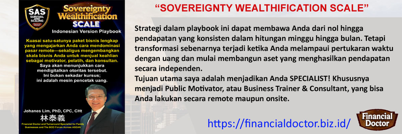 Highlight image for Playbook SOVEREIGNTY WEALTHIFICATION SCALE Dr.Johanes Lim