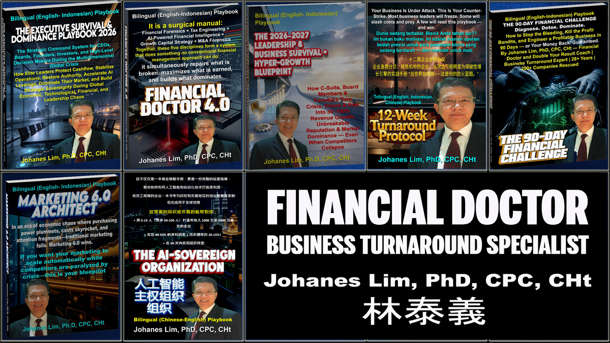 Johanes Lim, PhD, CPC, CHt (林泰義) profile background