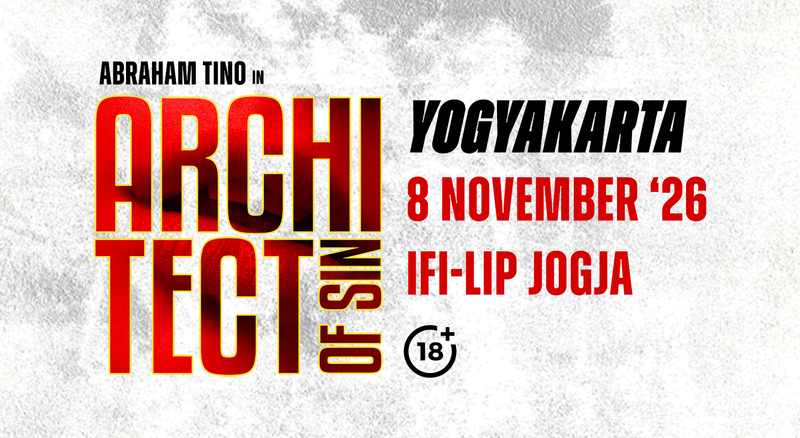 [JOGJA] Architect Of Sin by Abraham Tino - 8 November 2026 cover image