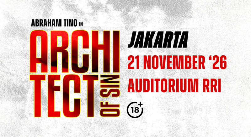 [JAKARTA] Architect Of Sin by Abraham Tino - 21 November 2026 cover image