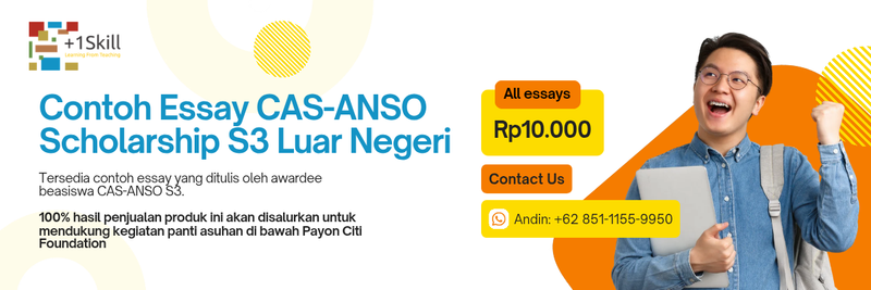 Highlight image for Contoh Essay CAS ANSO Scholarship S3