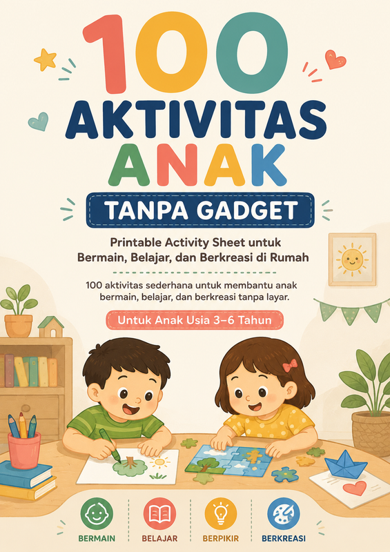 Highlight image 1 for 100 Aktivitas Anak Tanpa Gadget
