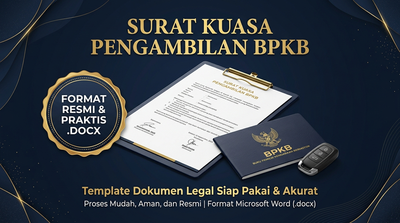 Highlight image for Template Surat Kuasa Pengambilan BPKB Motor & Mobil Resmi
