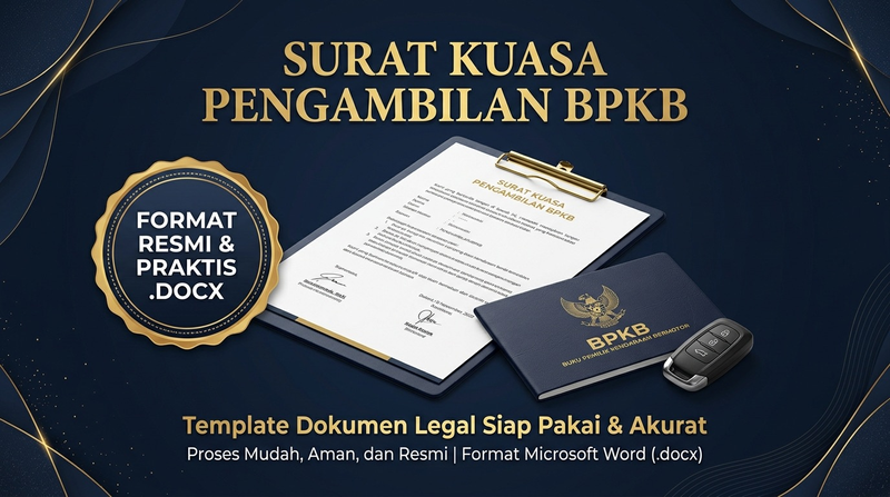 Highlight image for Surat Kuasa Pengambilan Sertifikat Tanah di BPN & Bank Pasca Lunas KPR (.DOCX)