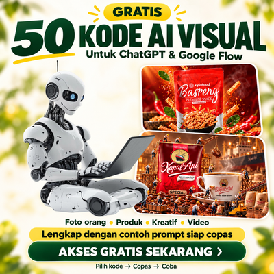 image for 50 Kode AI Visual Gratis button